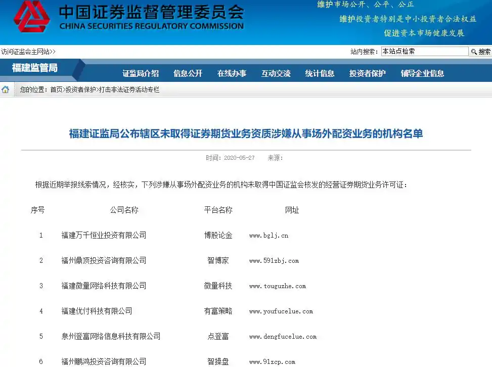 非法配资黑名单_场外配资风险_证券配资公司