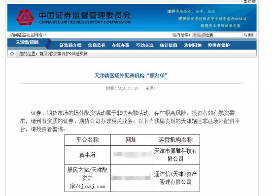 外盘配资公司 非法场外配资被打击，列入黑名单！会否死灰复燃令人担心？