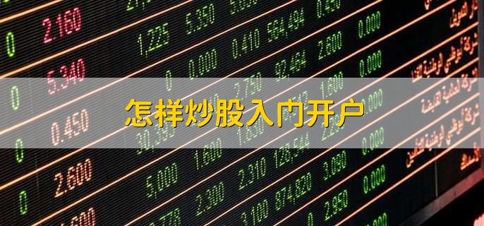 炒股入门开户指南及股票作用介绍，新手必看
