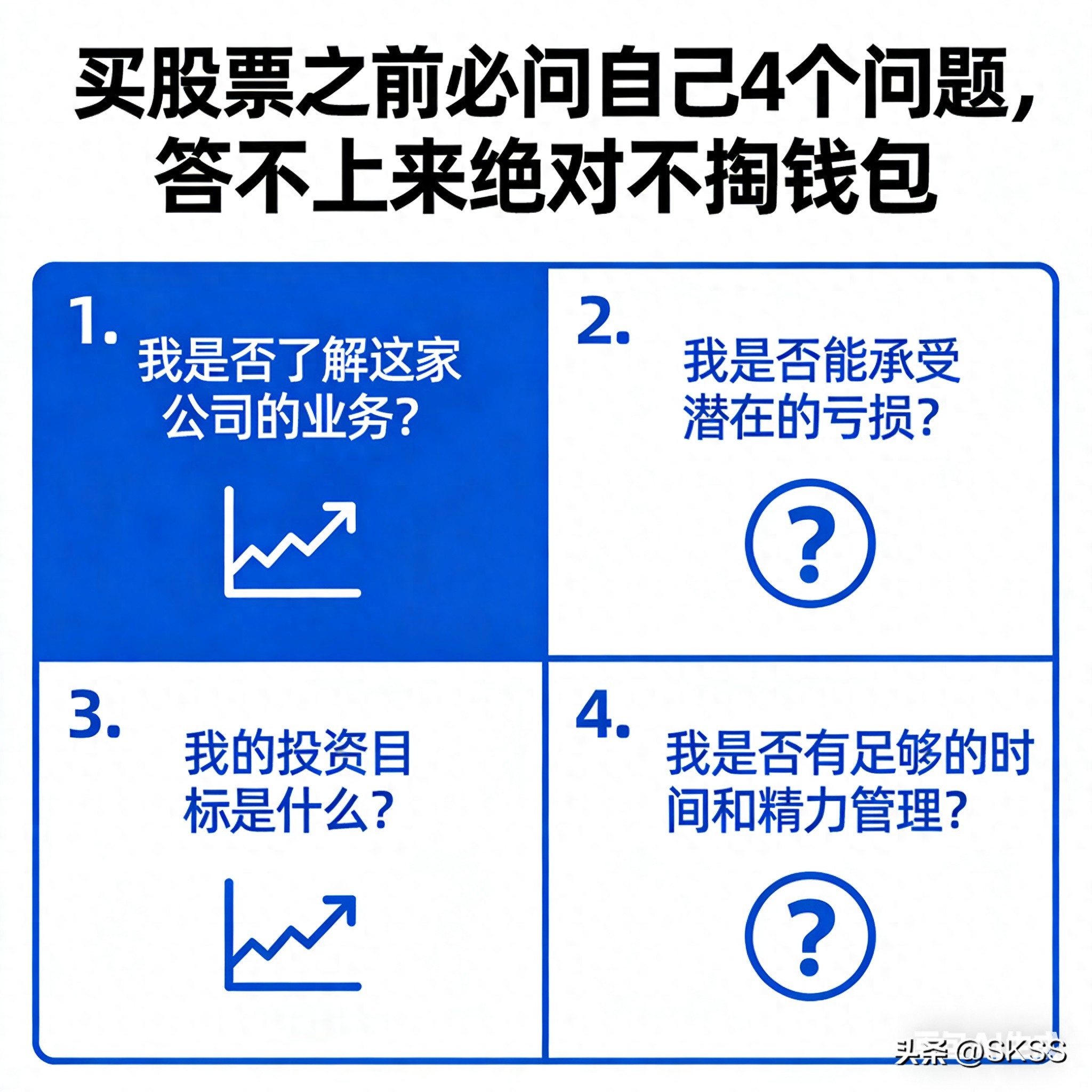 怎么买股票？下单前先问4个问题，避开80%的坑